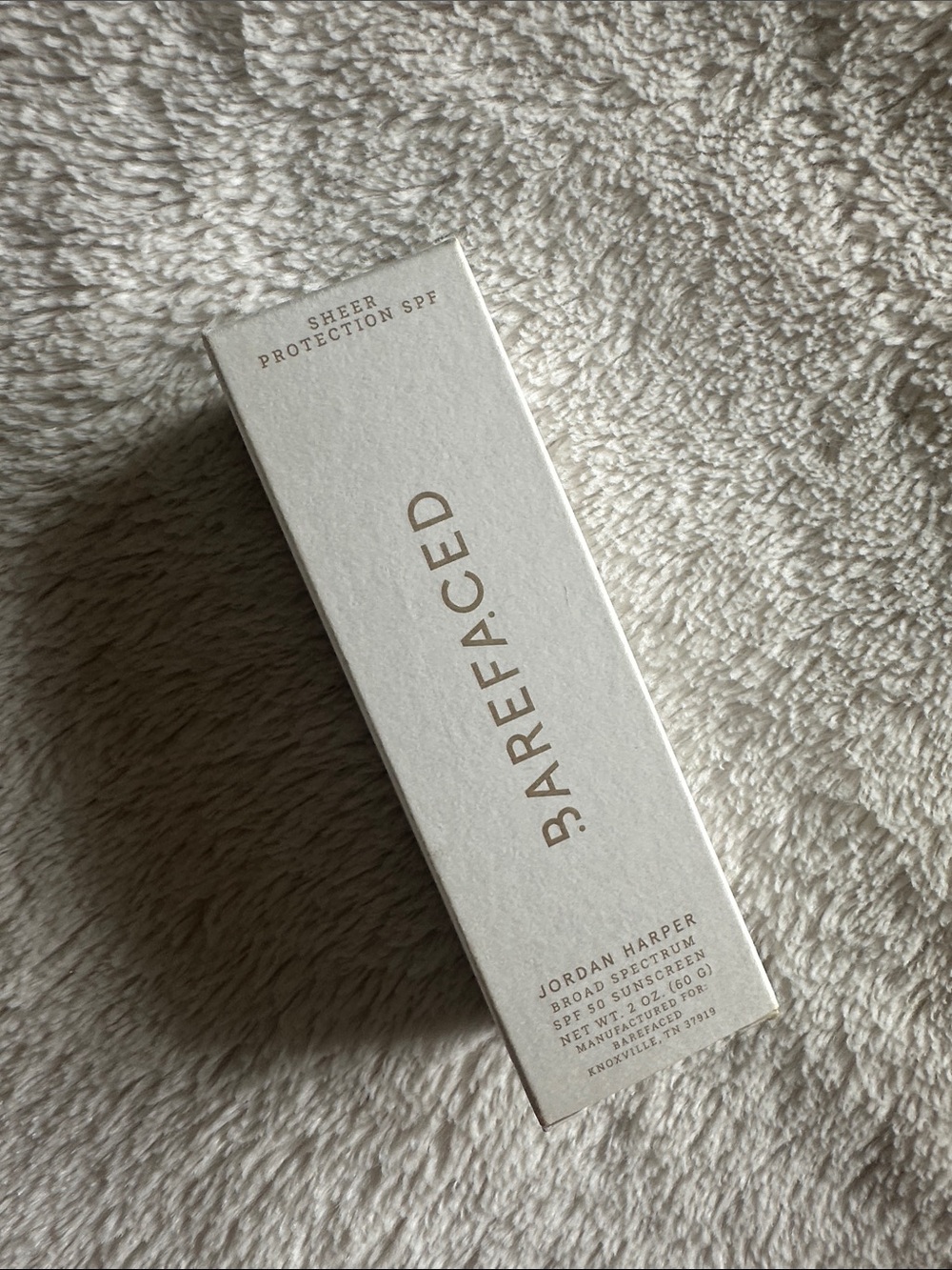 Barefaced Sheer Protection SPF Sunscreen - White